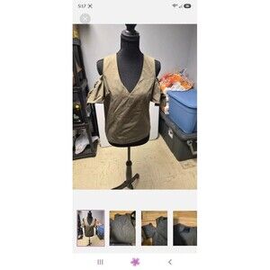 Pinko Woman Olive Green Blouse
